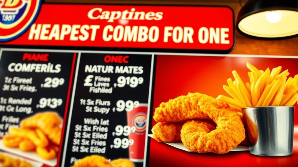affordable seafood chicken combo