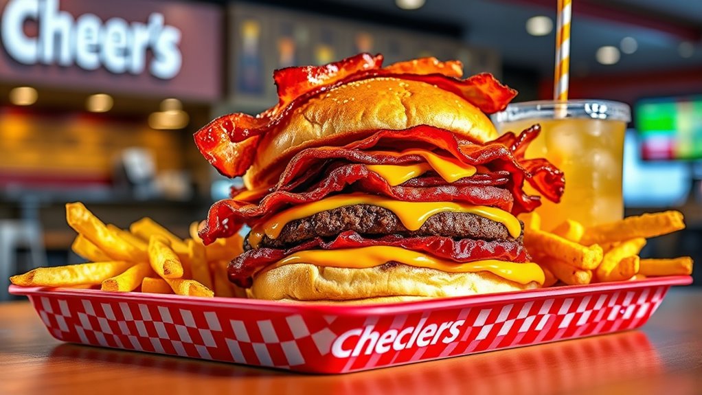 bacon beef cheese toppings