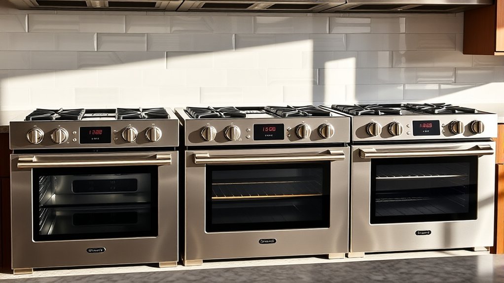best double oven gas cookers