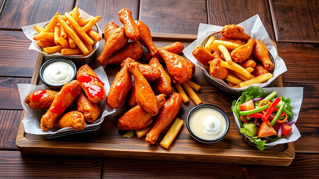 buffalo wild wings menu