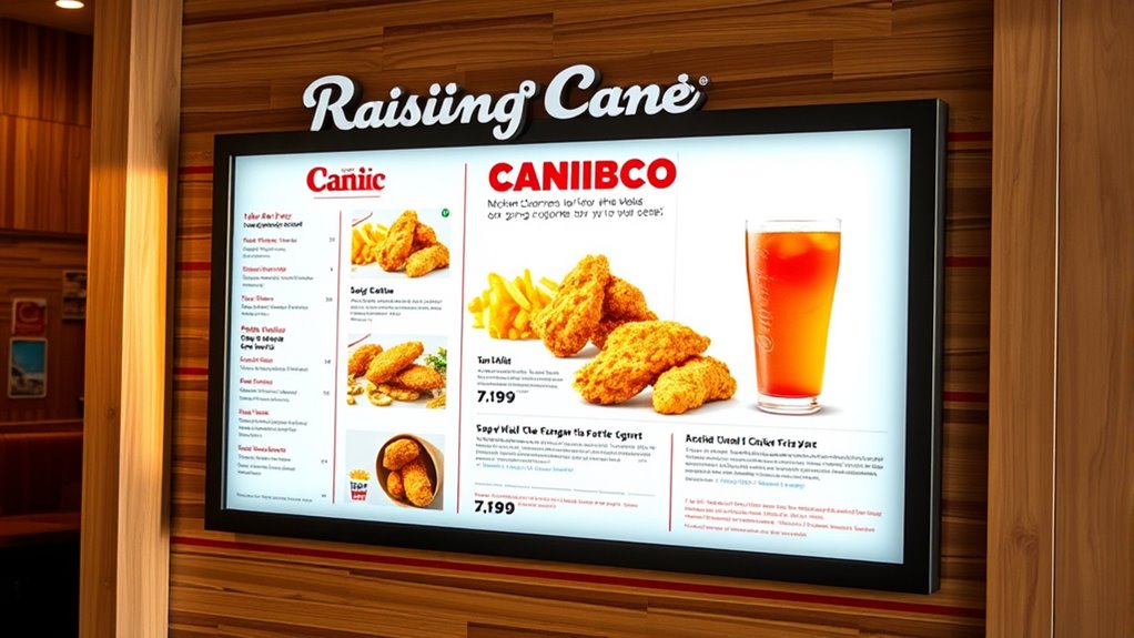 caniac combo meal details
