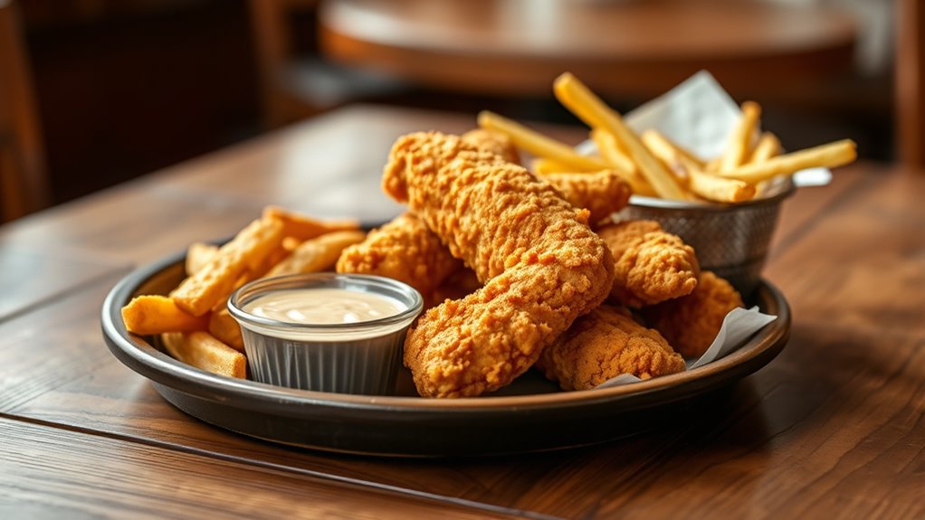 chicken tenders with sides