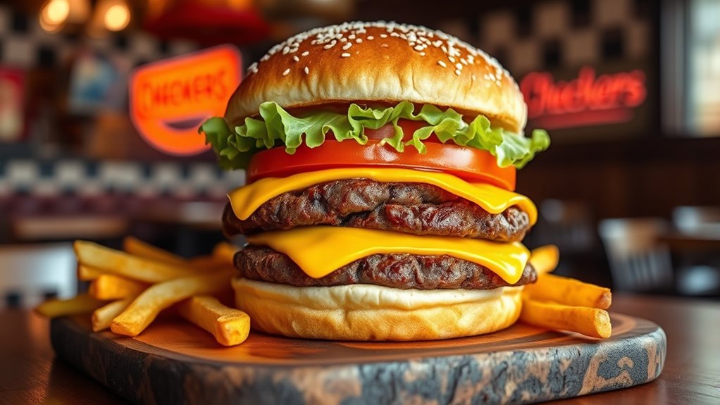 classic hearty double burger