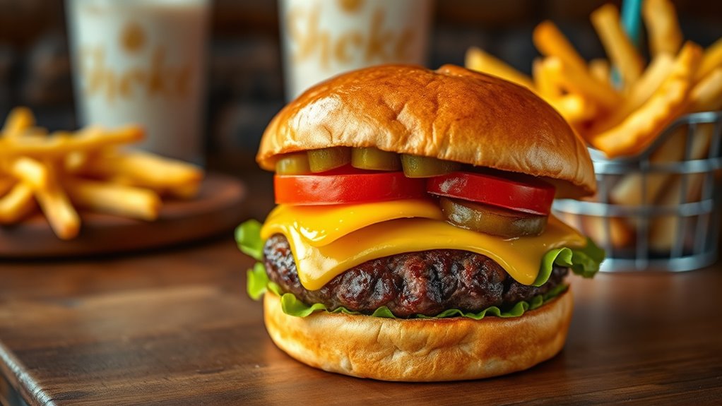 classic juicy beef burger
