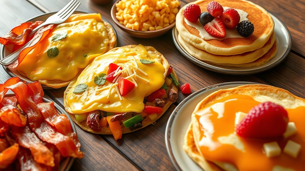 classic omelets and breakfast favorites