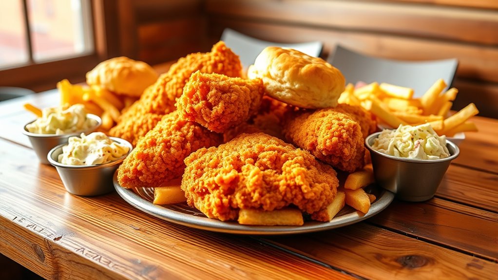 combo includes chicken tenders