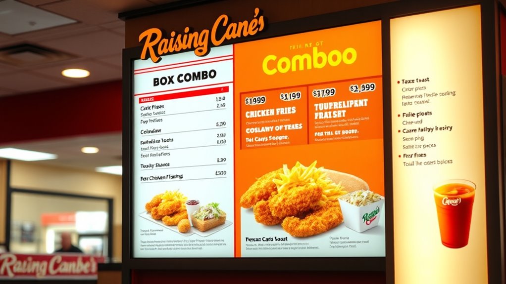 combo meal with sides