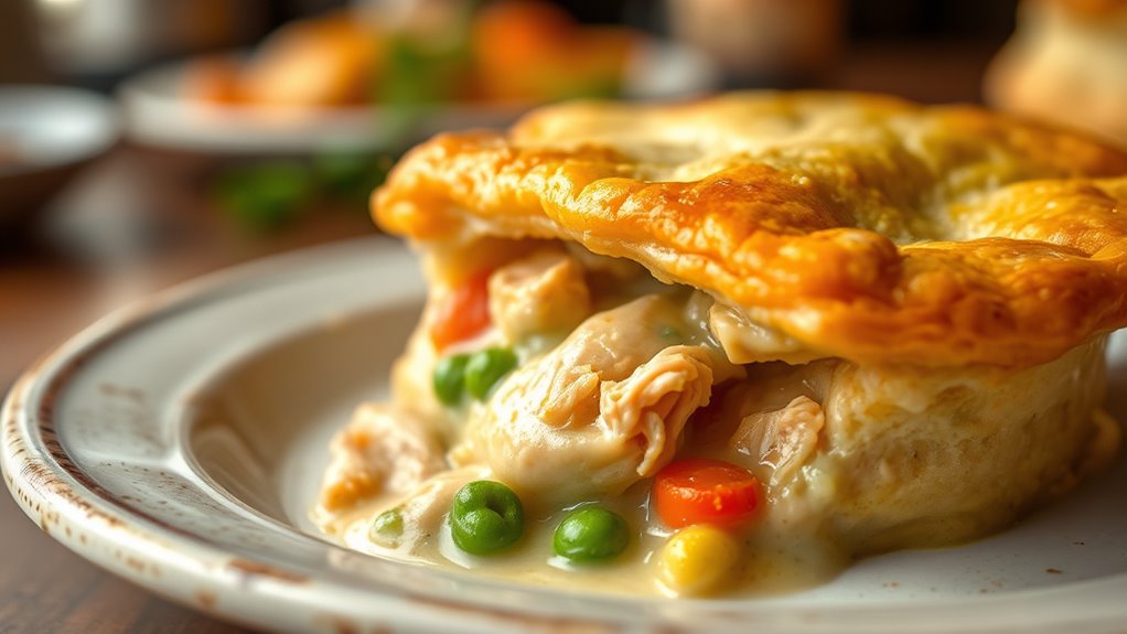 creamy chicken pot pie