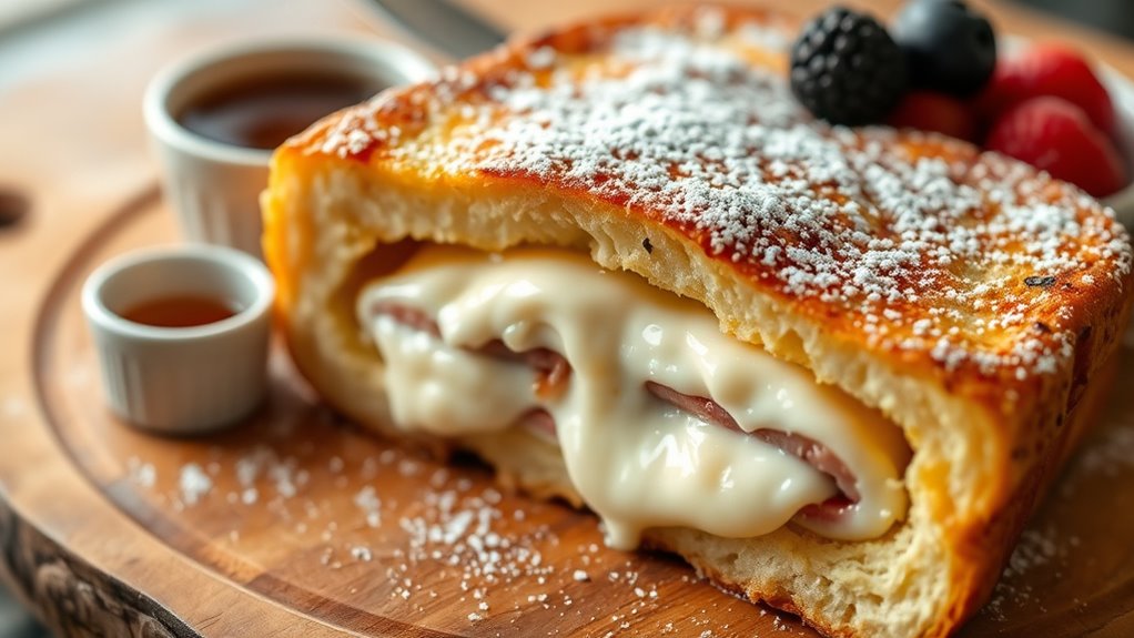 creamy stuffed french toast