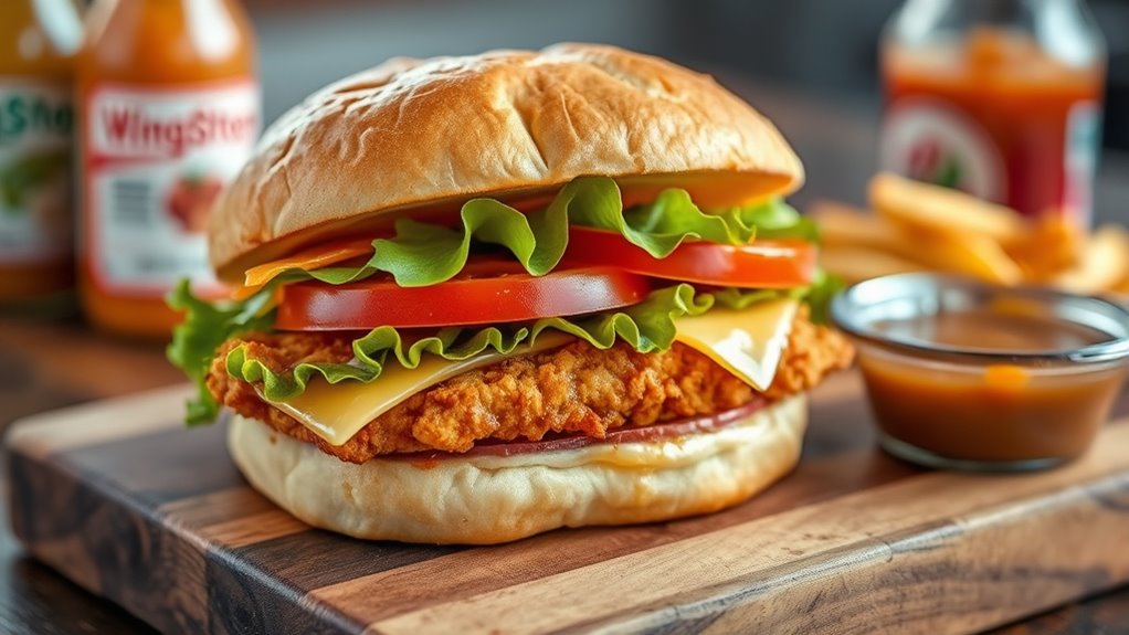 crispy chicken sandwich options