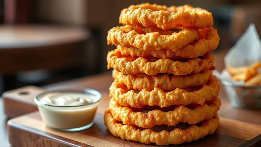 crispy shareable onion rings