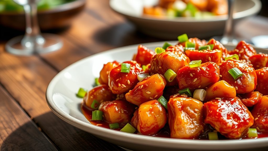 crispy spicy flavorful chicken