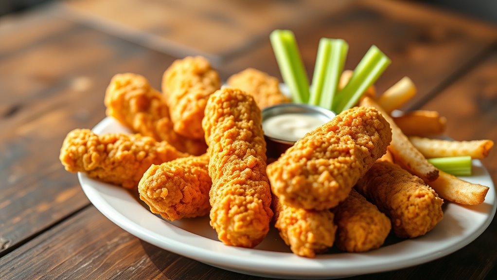 customizable crispy chicken meal