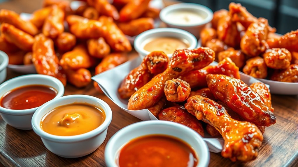 customizable flavorful wing options