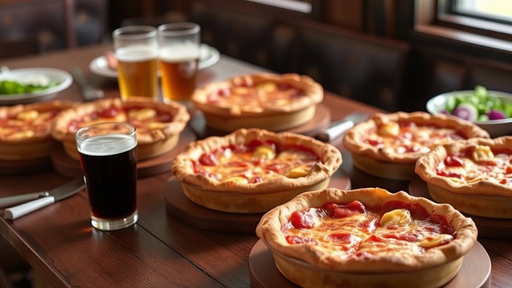 deep dish pizza prices vary