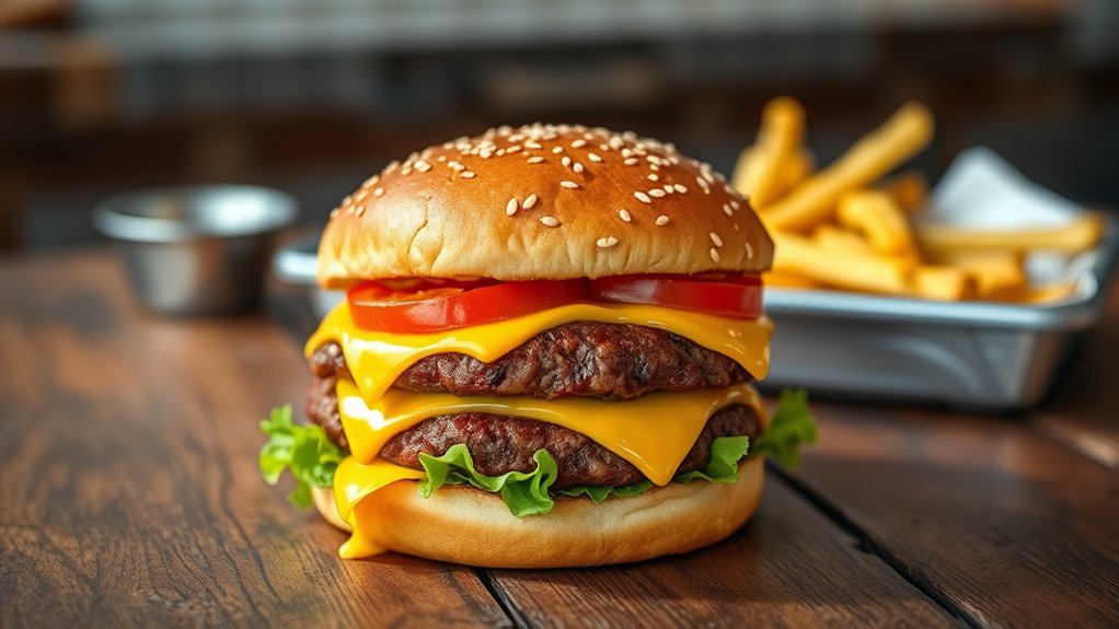 double beef classic toppings