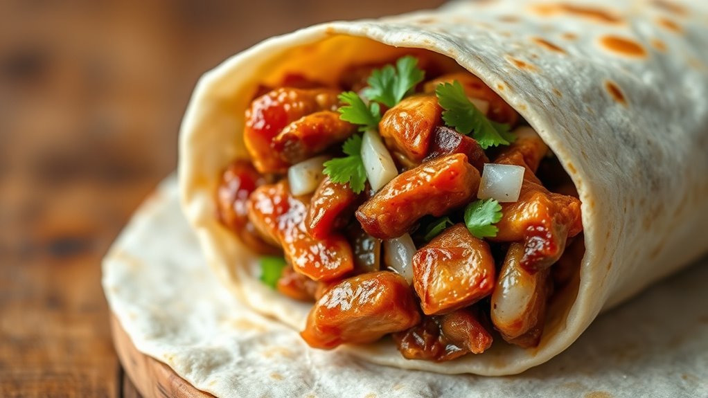 flavorful customizable burrito