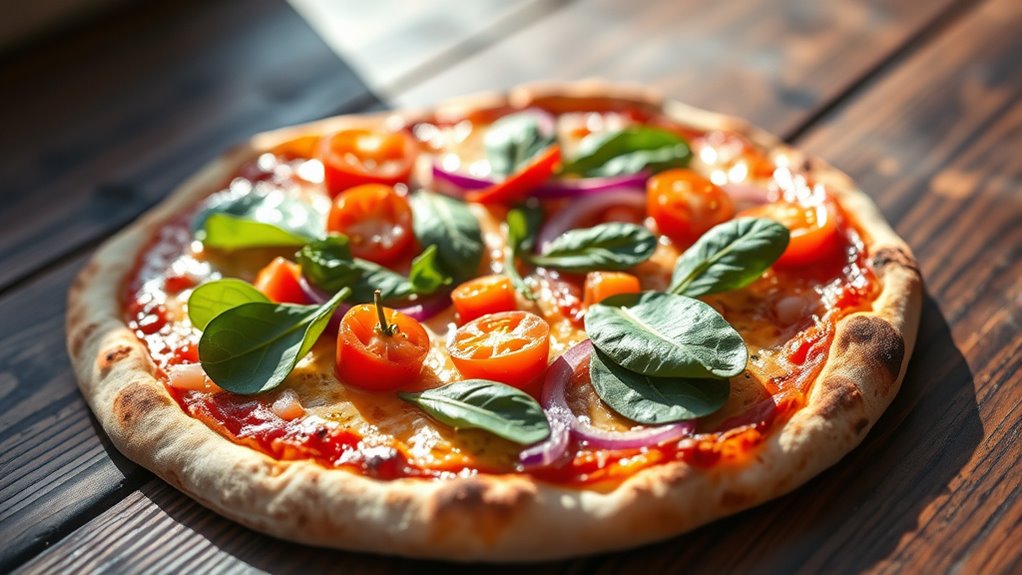 fresh veggie pizza customization options