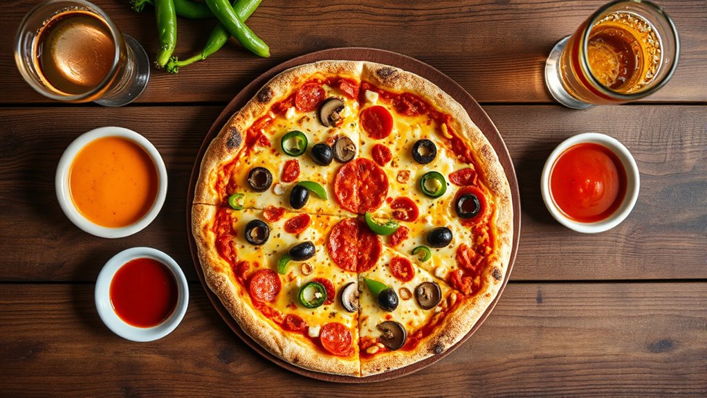 hearty shareable varied toppings