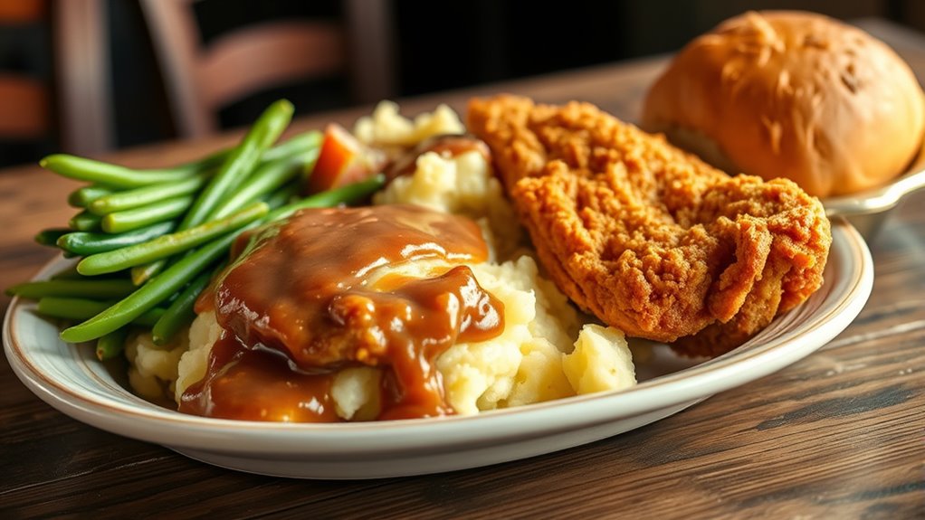 hearty southern comfort meal