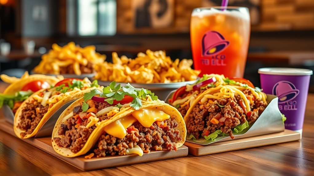hearty taco bell combos