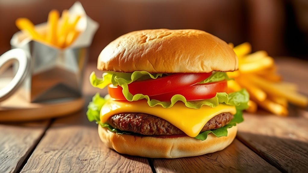 juicy buttered beef burger