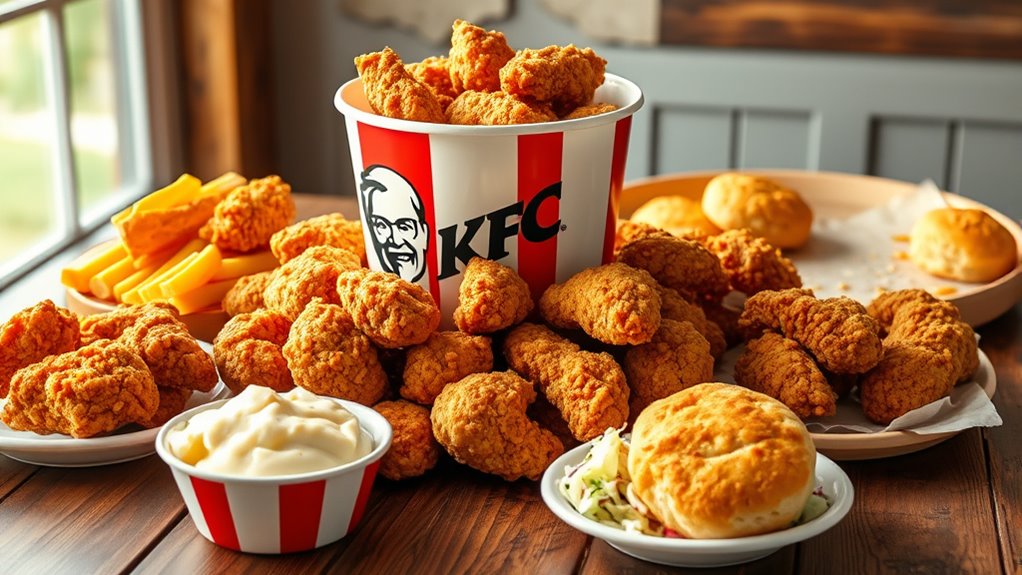 kfc family meal options