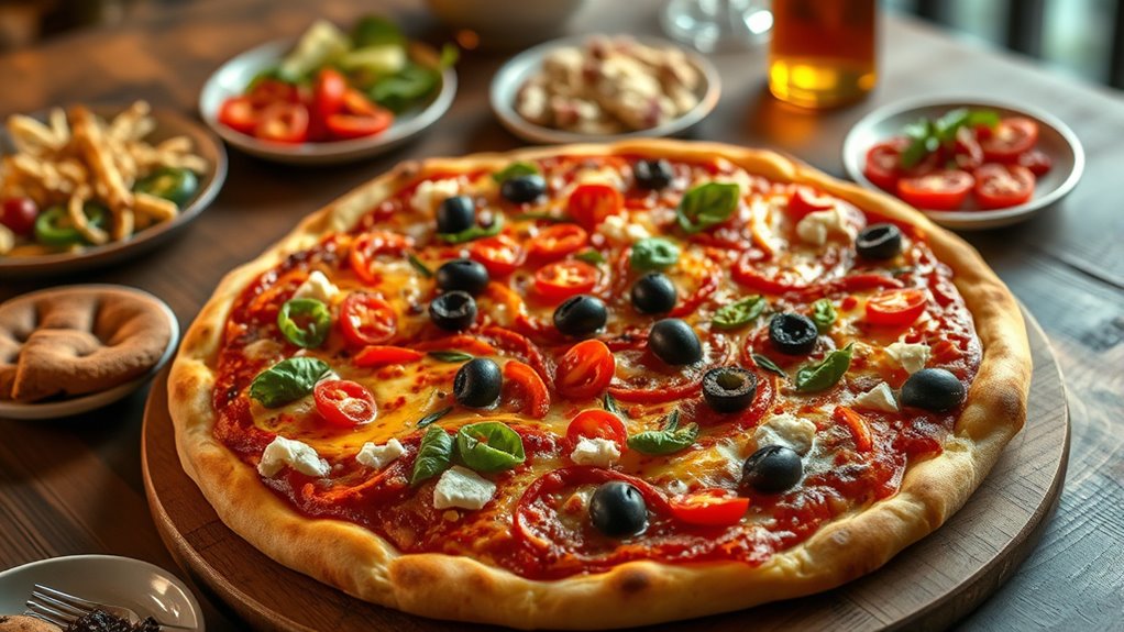 loaded savory toppings selection