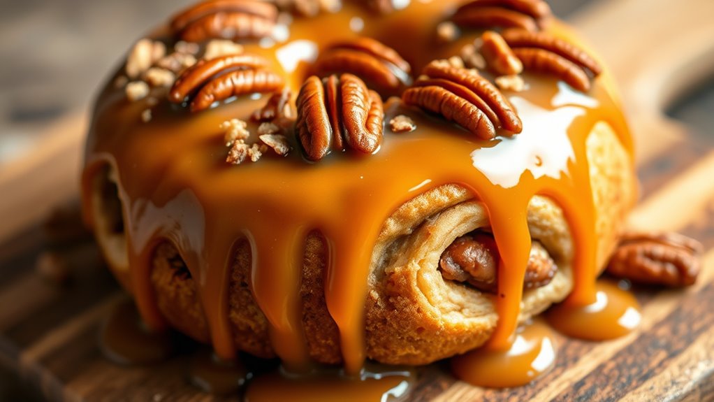 nutty caramel cinnamon swirl