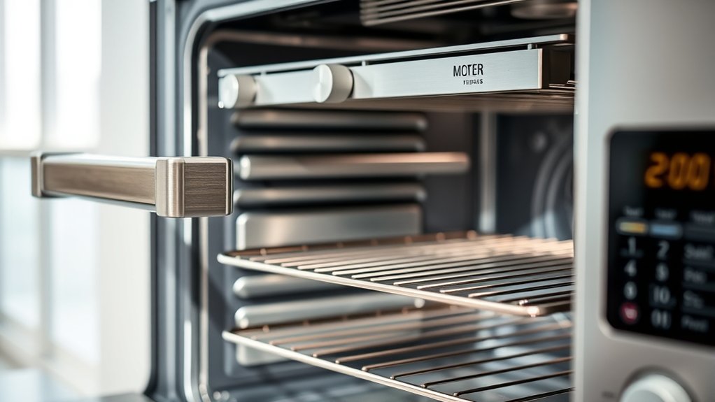oven interior controls vents