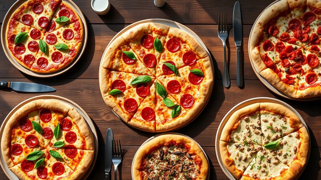 pizza sizes and pricing