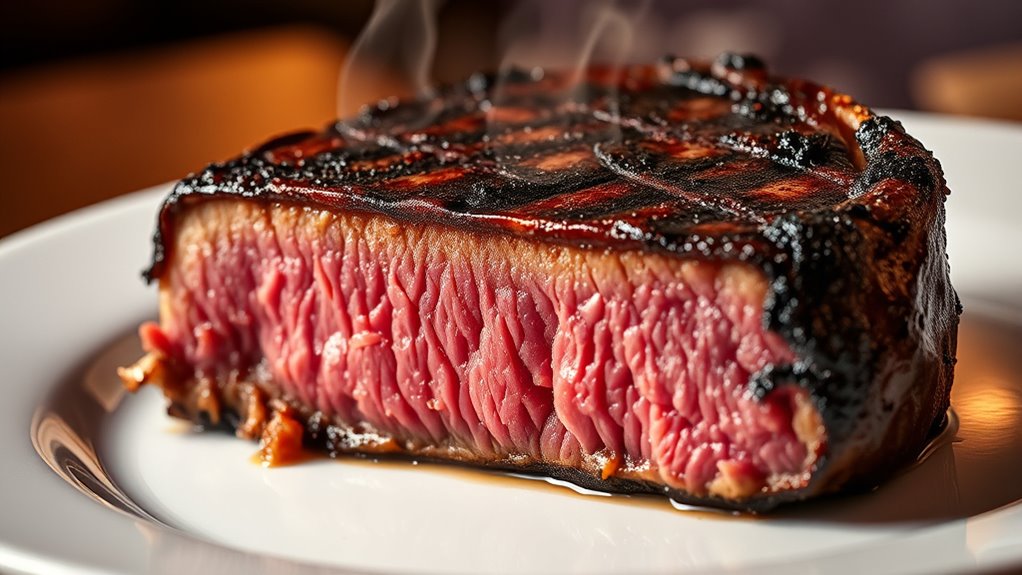 rich tender marbled steak