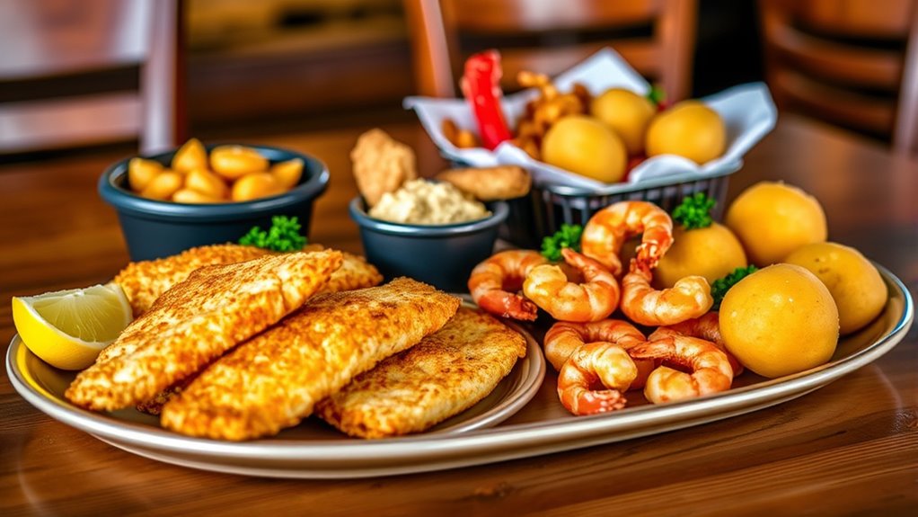 seafood dishes with sides