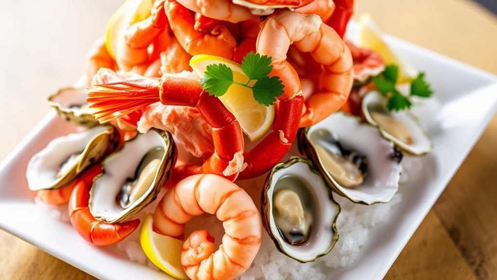 seafood tower for sharing