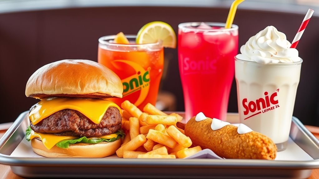 sonic menu item prices