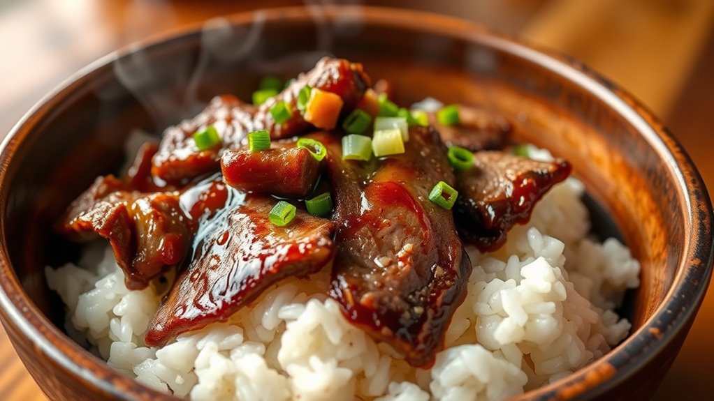 tender beef simmered rice