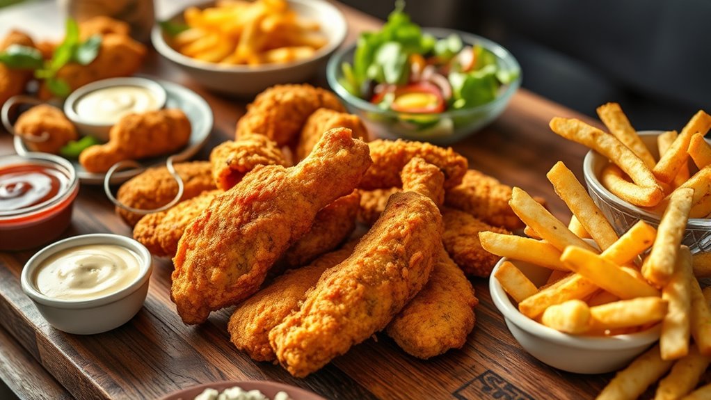 tender meal options vary