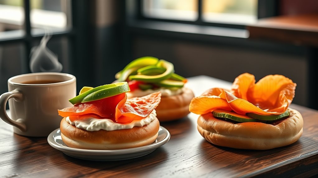 top bagel menu selections