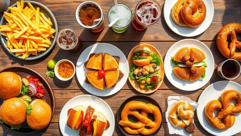top rally menu choices