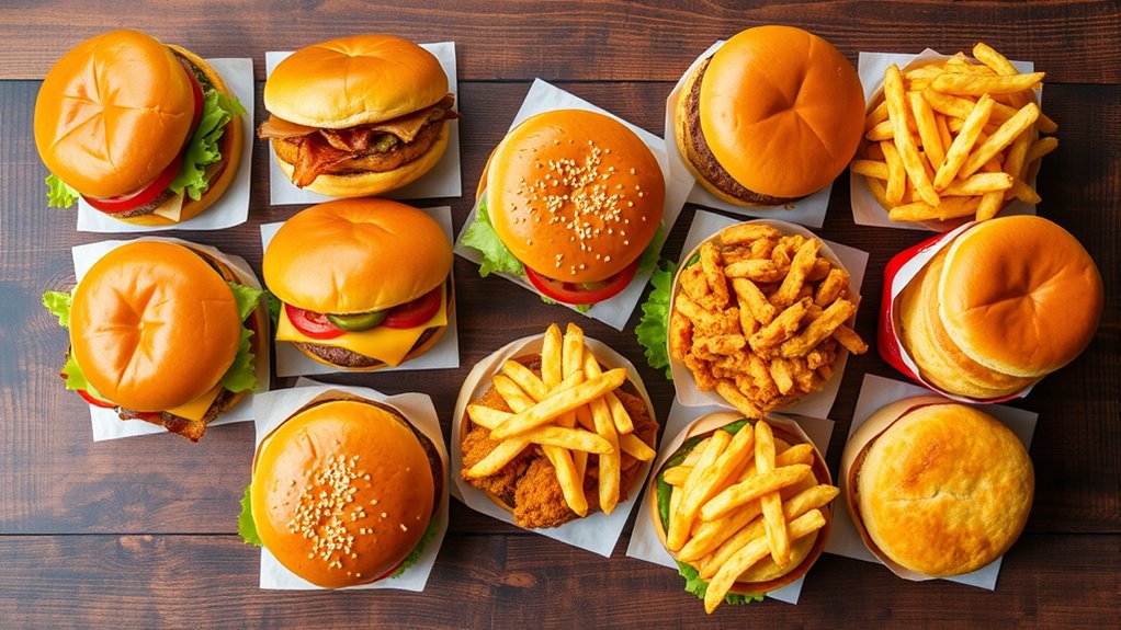 top ten menu item prices