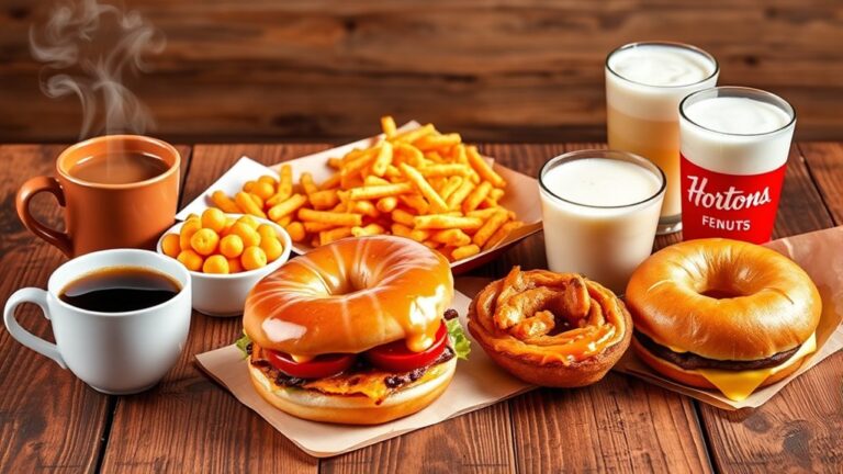 top tim hortons menu items