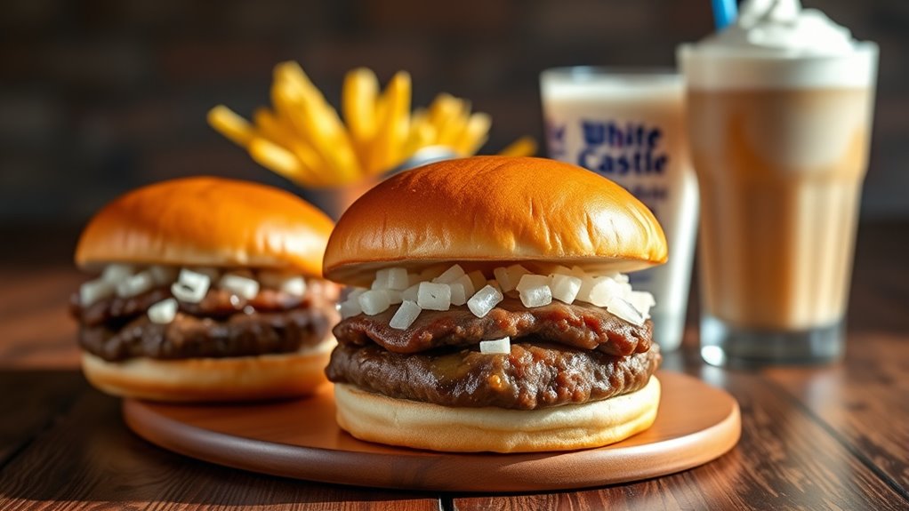 top white castle dishes