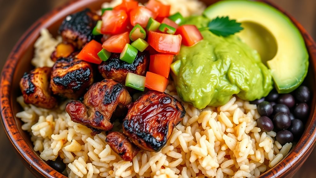 vegetarian customizable hearty bowl